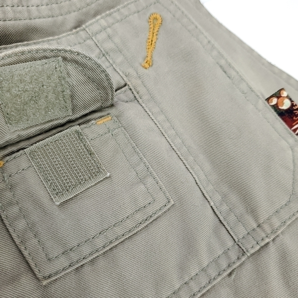 Mickey Unltd Girls Tan Multi Pocket Overall Sz XL - Picture 7 of 11